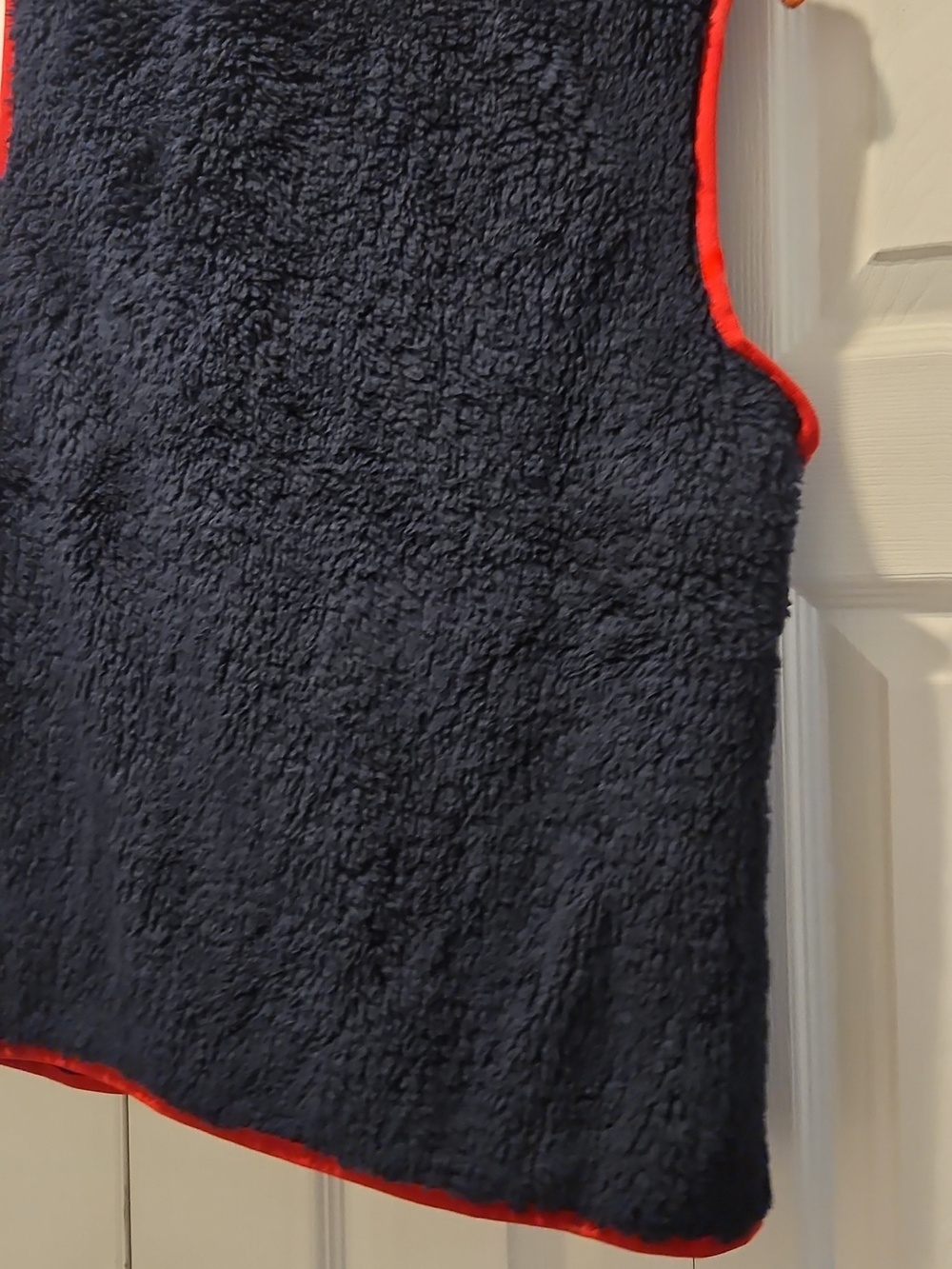 Tommy Hilfiger Blue Full Zip Womens Soft Sherpa Vest - Picture 3 of 3